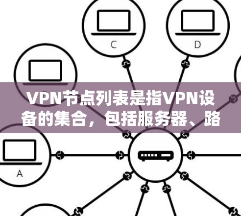 VPN节点列表是指VPN设备的集合，包括服务器、路由器、交换机、防火墙等设备。这些设备通过加密技术连接外部网络，保护数据传输的隐私和安全性。以下是关于VPN节点列表的详细说明