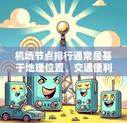 机场节点排行通常是基于地理位置、交通便利性、文化重要性等因素排序的。以下是一些全球知名的机场节点及其地理位置