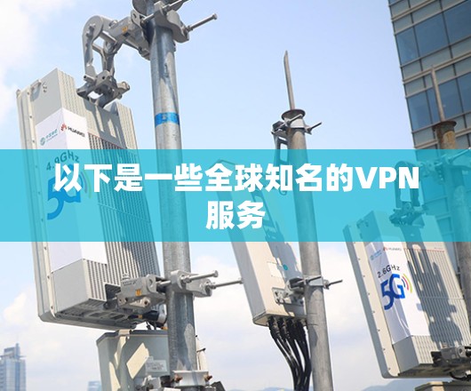 以下是一些全球知名的VPN服务 以下是一些全球知名的VPN服务