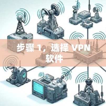 步骤 1,选择 VPN 软件 步骤 1,选择 VPN 软件